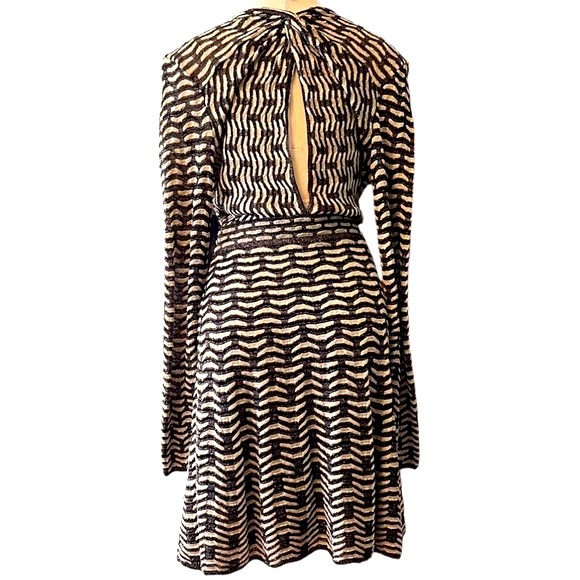 M Missoni Metallic Patterned Dress, size 10 - Picture 9 of 14